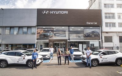 GIPUZKOA BASKET TALDEKO JOKALARIEK HYUNDAI TUCSON BERRIA JASO DUTE