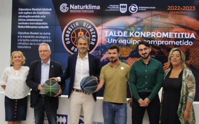 Gipuzkoa Basket elkarteak eta Naturklimak bat egin dute klima aldaketaren aurkako borrokan