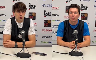MEDIA DAY XABI BERAZA ETA JUSTIN JAWORSKI