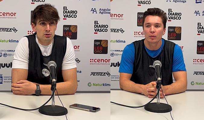 MEDIA DAY XABI BERAZA Y JUSTIN JAWORSKI