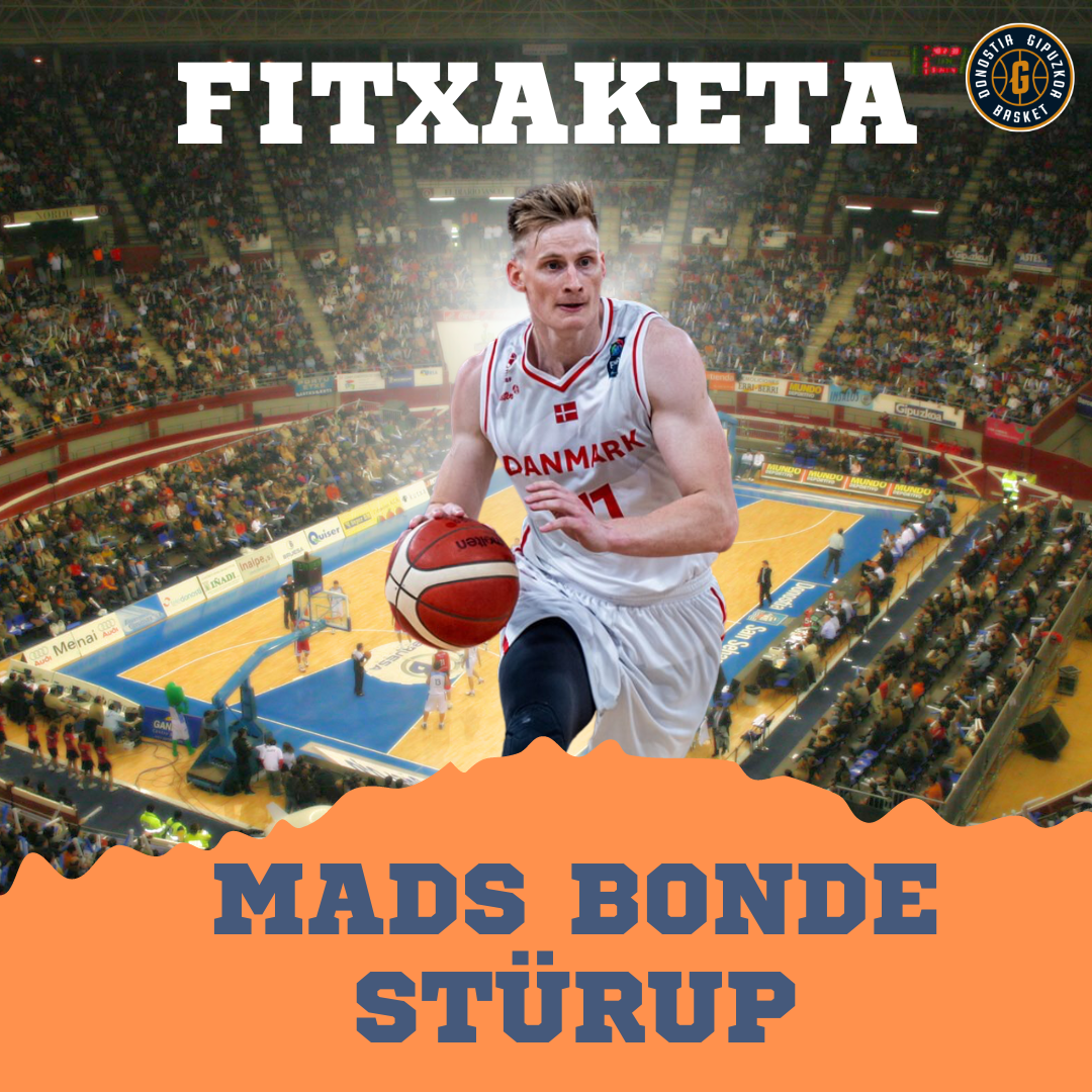 FICHAJE MADS BONDE STÜRUP GIPUZKOA BASKET