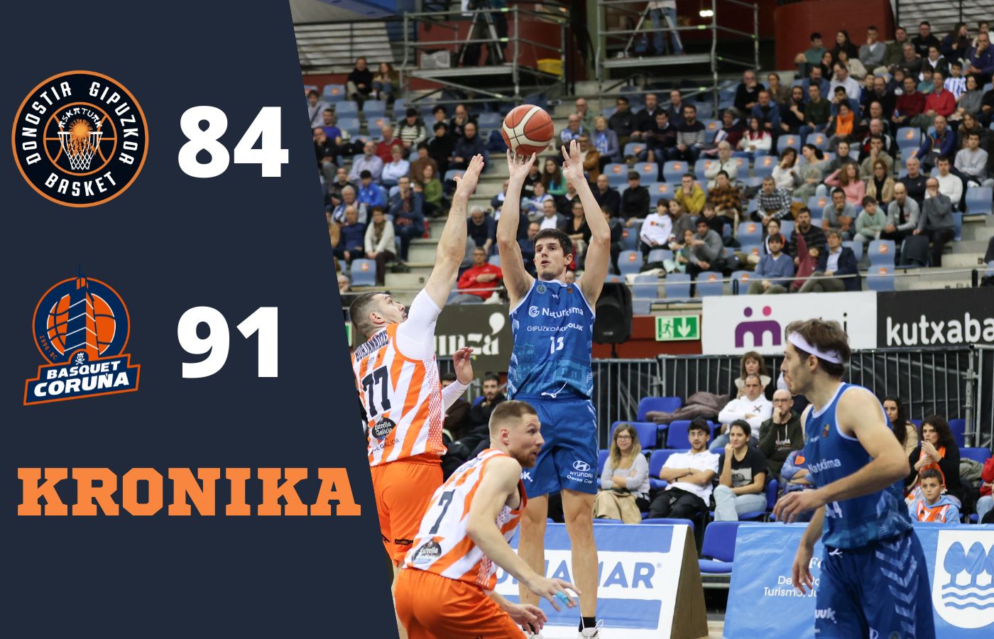 CRÓNICA JORNADA 12 Derrota en la Prórroga y fin de la imbatibilidad en el Angulas Aguinaga Arena CRÓNICA JORNADA 12 Derrota en la Prórroga y fin de la imbatibilidad en el Angulas Aguinaga Arena