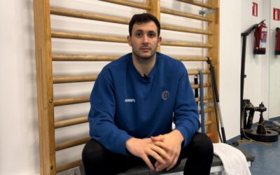 ELKARRIZKETA | Xabi Oroz: “Ostiralean oso partida ona egin beharko dugu eta zaleen bultzada beharko dugu”