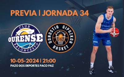 PREVIA JORNADA 34 | Despedida de la liga regular en Ourense