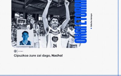 NACHO ARROYO, INVEREADY GIPUZKOA BASKETEKO JOKALARI BERRIA