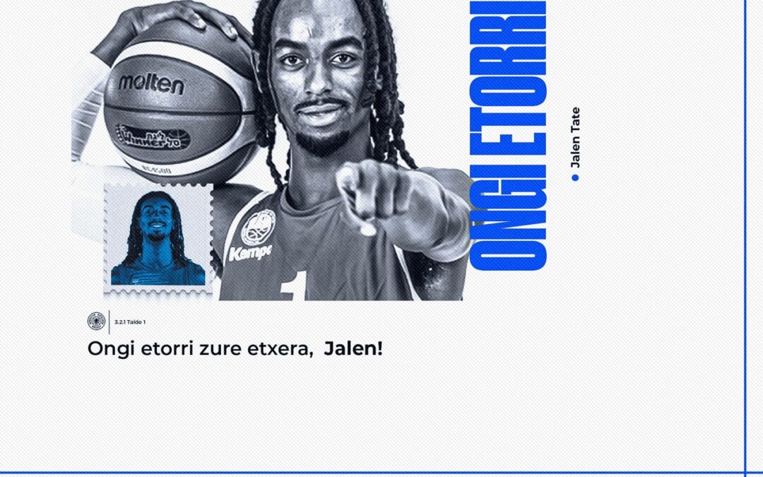 JALEN TATE, INVEREADY GIPUZKOA BASKETEKO ERREFORTZU BERRIA