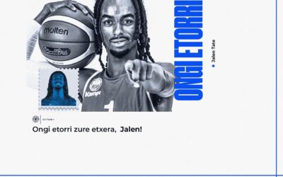 JALEN TATE, INVEREADY GIPUZKOA BASKETEKO ERREFORTZU BERRIA